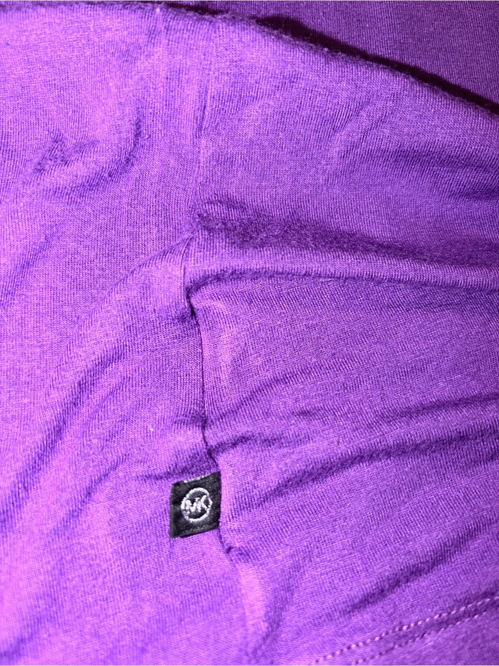 Michael Kors Violet Crewneck Short Sleeve Tee - Picture 5 of 5